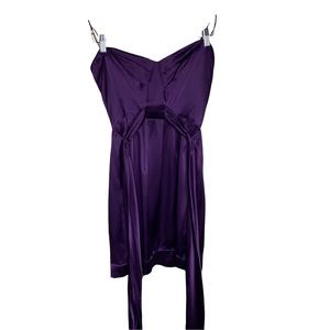 Nicole Miller Strapless Silk‎ Dress